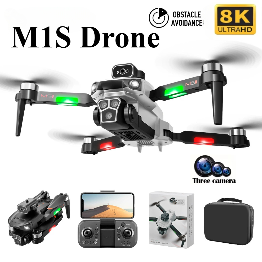 Jjrc Drone X12 - Drone M1S 8K professionnel à triple