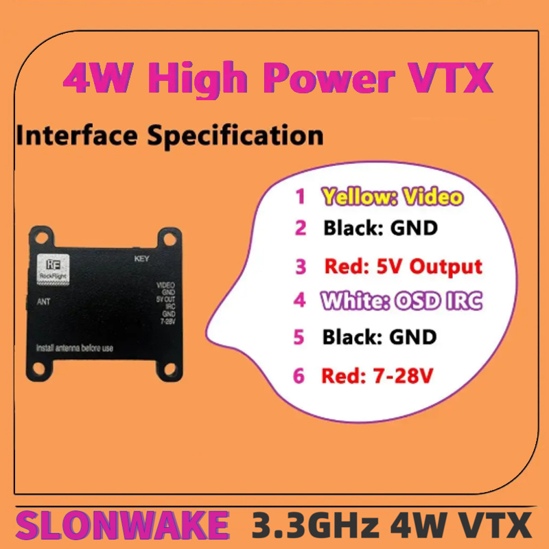 Émetteur vidéo VTX SLONWAKE FP - Drone Rc Toy avis et prix