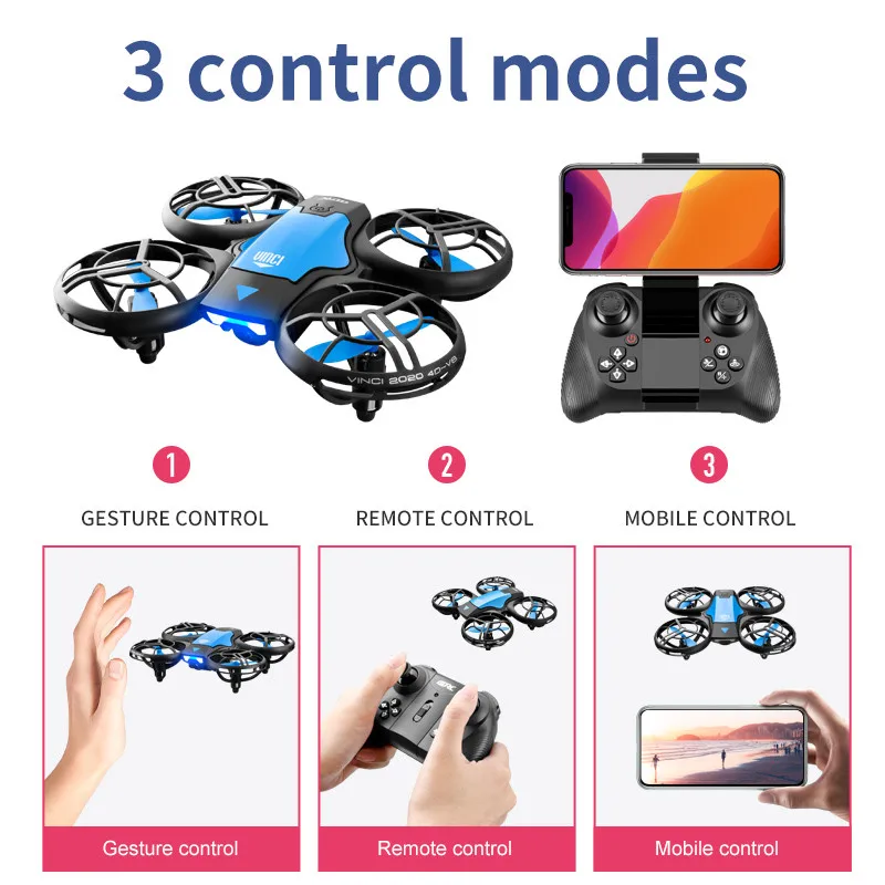 Nouveau mini drone V8 4K profe - Drone Ae Rc avis et prix