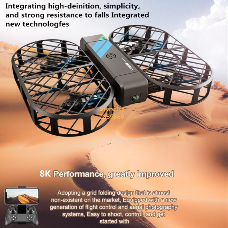 Caméra HD 8K 360 °   Protectio - Drone Ae Rc avis et prix